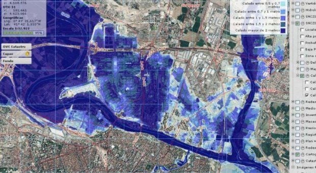 Mapa de riesgo de inundación