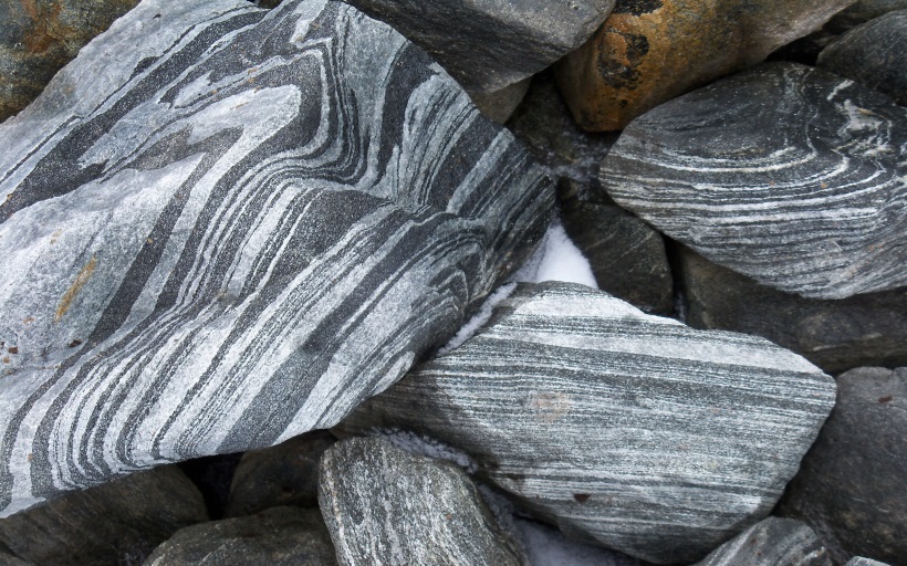 Ejemplo de roca polimineral